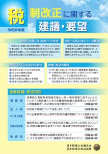 令和８年度税制改正に関するする建議・要望